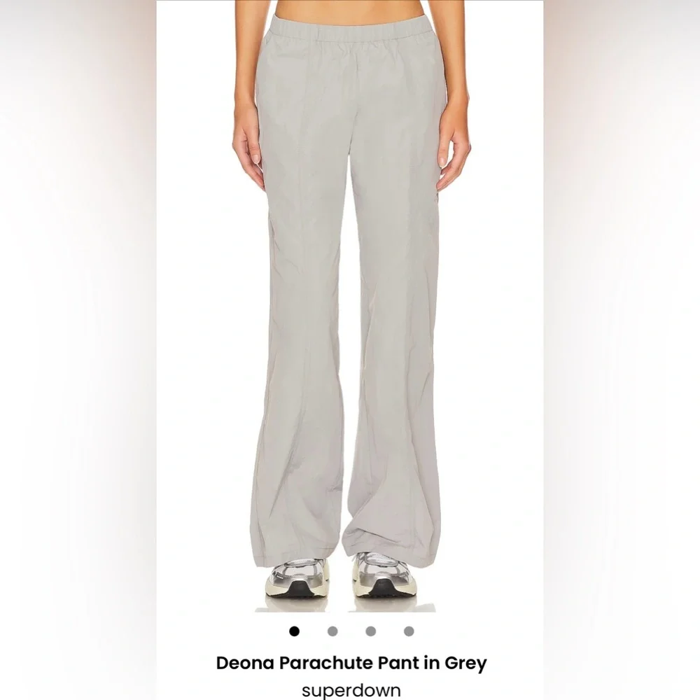 superdown Deona Parachute Track Pants in Grey - Picture 4 of 4
